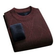 thumbnail image 1 of Big and Tall Sweaters for Men,Warm Fleece Lined Layering Looks,Cozy Fuzzy Slim Fit Crewneck Pullover, 1 of 3