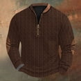thumbnail image 1 of Big and Tall Sweatshirts for Men S-5XL Plus Size Pullover Long Sleeve Shirts with Zipper Crewneck Printed Casual Comfort Sweatshirt Tops, 1 of 4