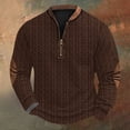 thumbnail image 1 of Big and Tall Sweatshirts for Men S-5XL Plus Size Pullover Long Sleeve Shirts with Zipper Crewneck Printed Casual Comfort Sweatshirt Tops, 1 of 4
