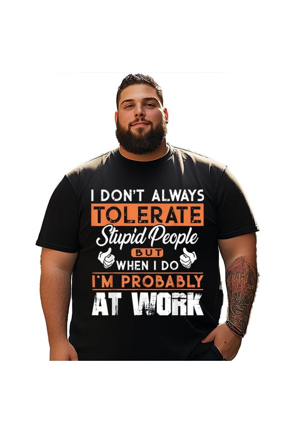 Big and Tall T Shirts Men Graphic Tee Shirt Short Sleeve Plus Size 4XLT T0 5KPJ W06