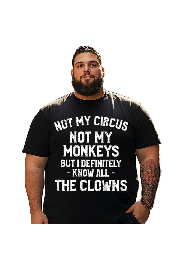 Big and Tall T Shirts Men Graphic Tee Shirt Short Sleeve Plus Size 4XLT T0 5KPN W01