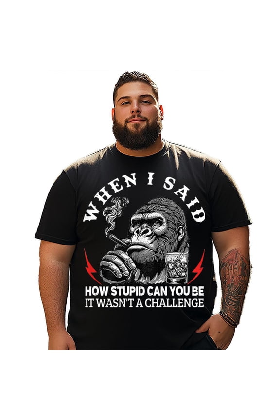 Big and Tall T Shirts Men Graphic Tee Shirt Short Sleeve Plus Size 4XLT T0 5KPS G20