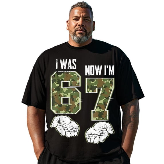 Big and Tall T Shirts Men Graphic Tee Shirt Short Sleeve Plus Size 6XL T0 5KPG W10