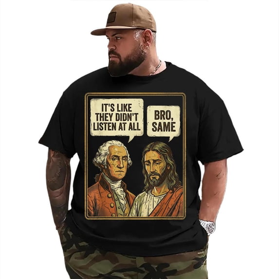 Big and Tall T Shirts Men Graphic Tee Shirt Short Sleeve Plus Size LT T0 5KPN W13