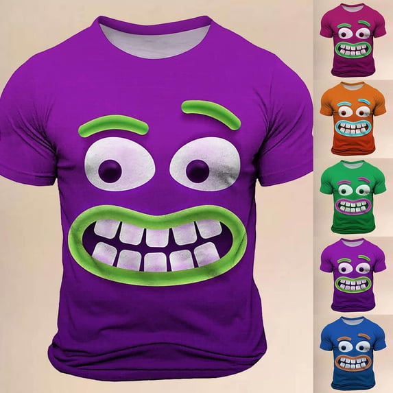 Big and Tall T Shirts for Men 3xlt Trendy Slim Fit Crewneck Holiday Tee 4xl Athletic Fit Plain & Logo Basic T-Shirt for Men