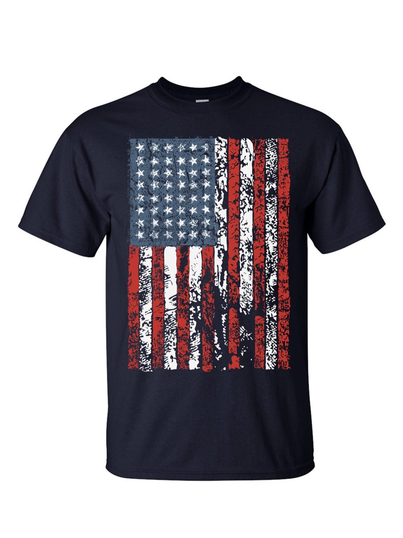 Big and Tall T shirts American Flag 4th of July USA Shirts for