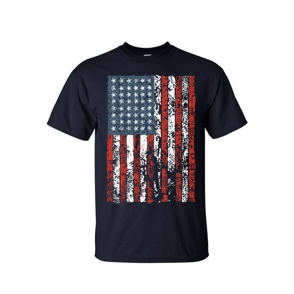 Big and Tall T shirts - American Flag 4th of July USA Shirts for Men