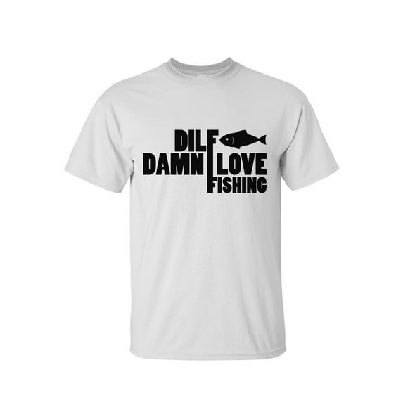 Big and Tall T shirts- Damn I Love Fishing Camping Shirts For Men