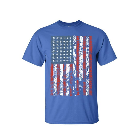 Big and Tall Tee - American Flag 4th of July USA Shirts for Men
