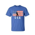 thumbnail image 1 of Big and Tall Tee - American Flag USA Outdoor Fishing Shirts for Men, 1 of 2