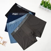 Mens Big and Tall Cotton Underwear 4 Pack L-5X Plus Size Mid Waisted Boxer Briefs Multipack Casual Solid Stretchy Breathable Athletic Boxers