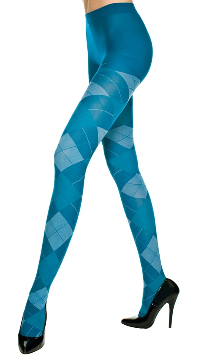 Womens top argyle tights