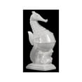thumbnail image 1 of Big-belly Seahorse Figurine in White Gloss Finish, 1 of 2