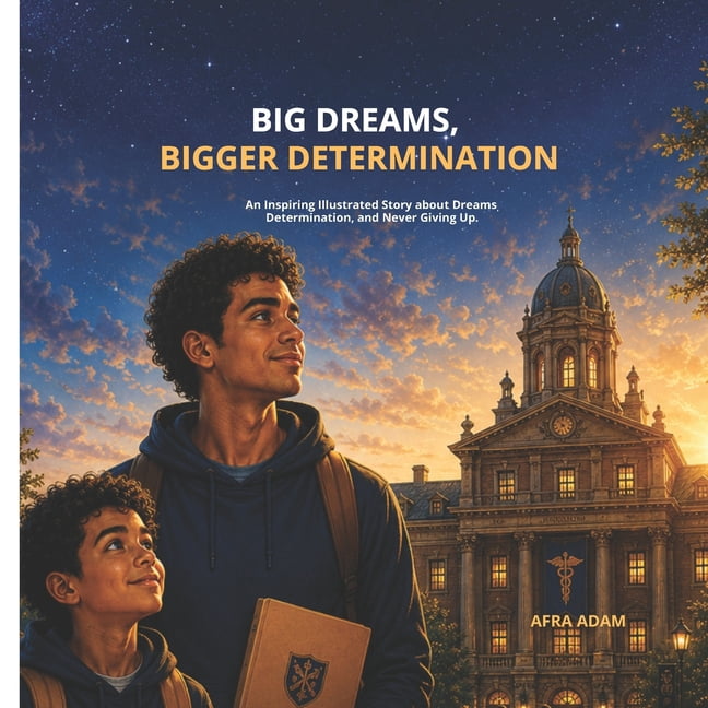 Big dream bigger determination.: An inspiring Illustrated about dreams determination and never giving up., (Paperback)