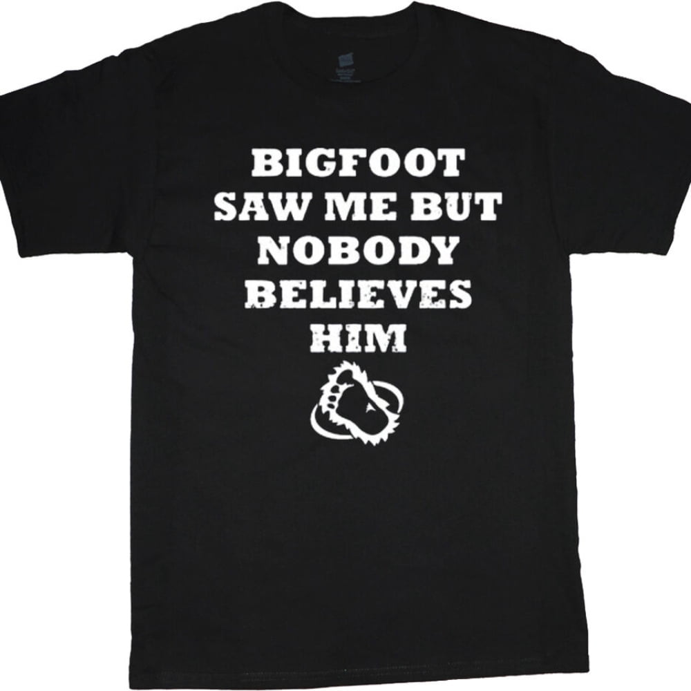 Big man shirt funny saying Bigfoot yeti plus size tall tee - Walmart.com