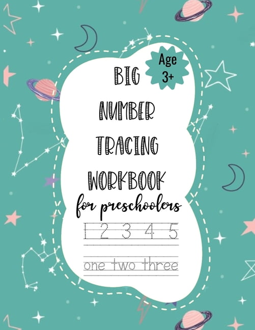 Big number tracing workbook for preschoolers : Number tracing books for kids ages 3-5, Number tracing book for preschoolers, Writing numbers workbook (Paperback)
