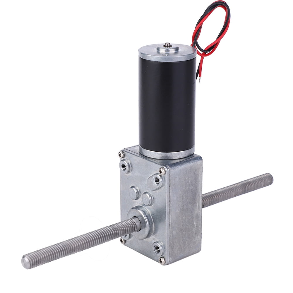 Big sale 24V Double Shaft Metal Gearbox Turbo Worm Speed Reduction Gear