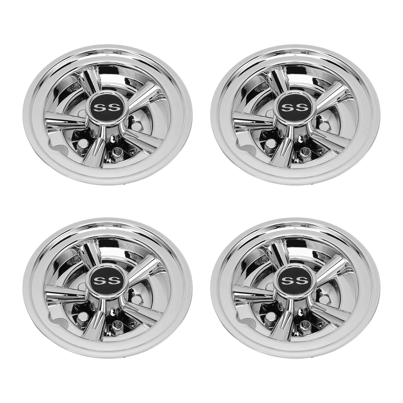 Big sale 8in Golf Cart Wheel Hub Cap Aerodynamic Waterproof High Temperature Resistant Universal