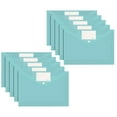 Big sale! Feokm Plastic Envelopes 10 Pack A4 Letter Size Plastic File