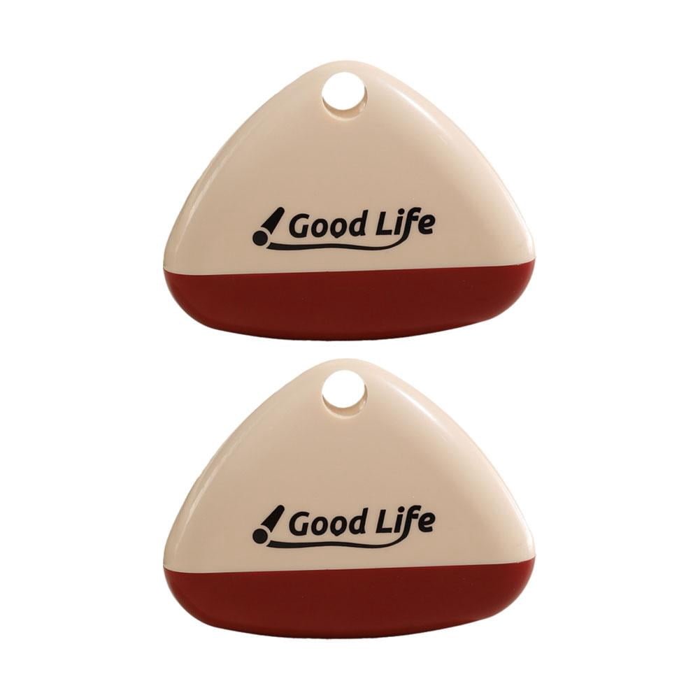 Good Life Reusable Lint Roller - 2 Pack Portable, Washable Pet Hair Remover For Clothes, Furniture, Car Seats (Triangular Design)