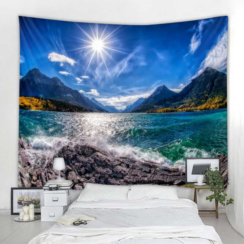 Big tapestry beautiful natural landscape wall hanging hippie wall
