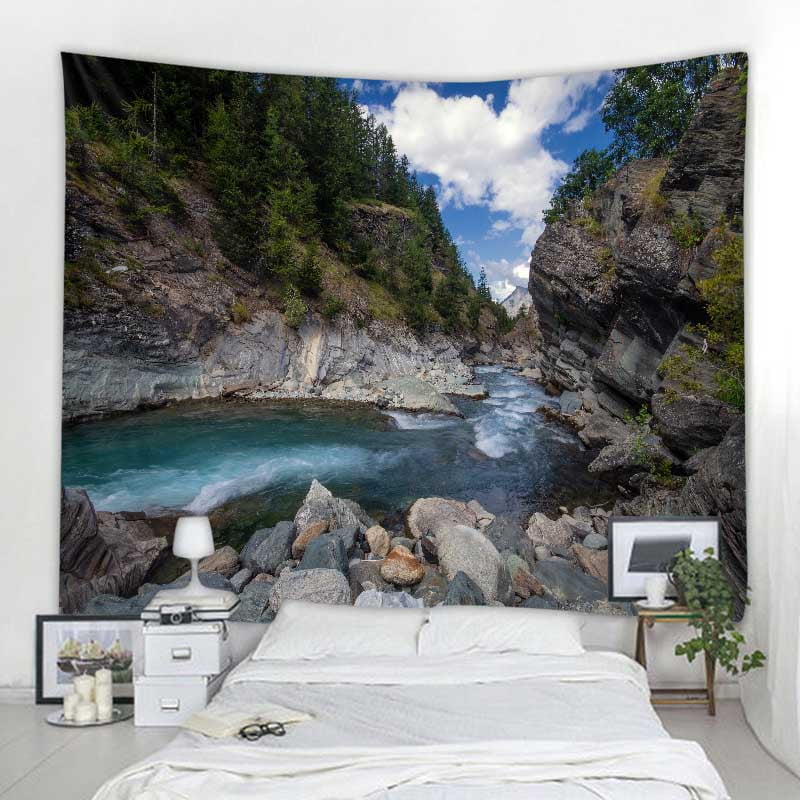 Big tapestry beautiful natural landscape wall hanging hippie wall