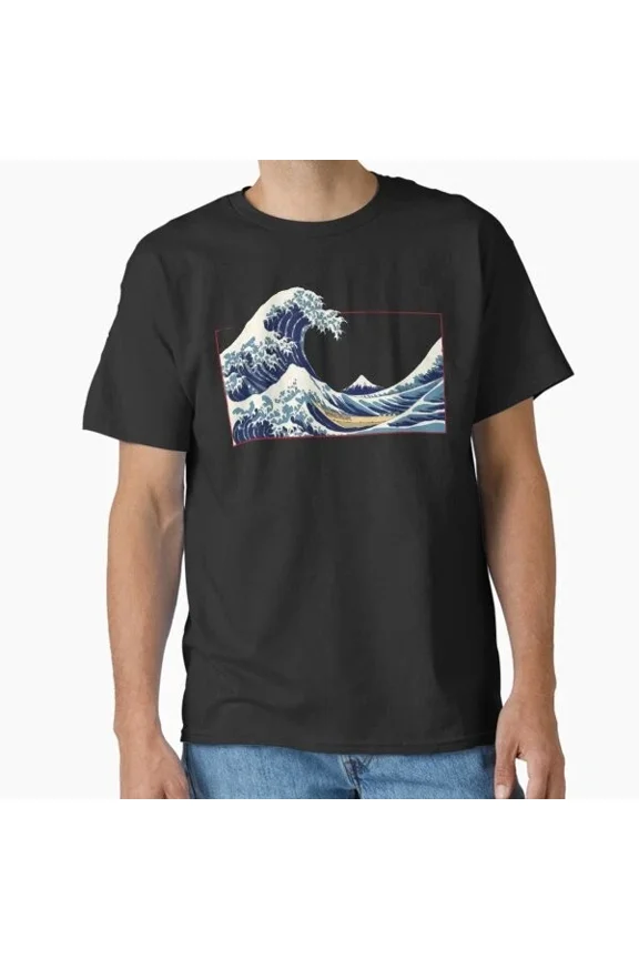 Big wave Classic T-Shirt T-Shirt Made in US/AUS Size S-2XL