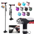 thumbnail image 1 of BigAlex Folding Walking Cane with Dual LED Lights, Adjustable Height Lightweight Walking Stick with Stable Rubber Base and Carrying Bag for Men Women and Seniors, 1 of 7
