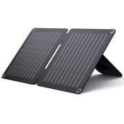 BigBlue 10W ETFE Solar Panel Charger with USB-A and USB-C, Portable Solar Phone Charger with Kickstand for Camping, IP65 Waterproof, Compatible with iPhone 14/13/X/8, Tablet, Samsung, LG