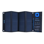 BigBlue 28W Solar Panels Charger with Digital Ammeter, Dual USB Port (5V/4A Overall), Solar Charger for Cell Phone Hiking Camping Emergency Outdoors