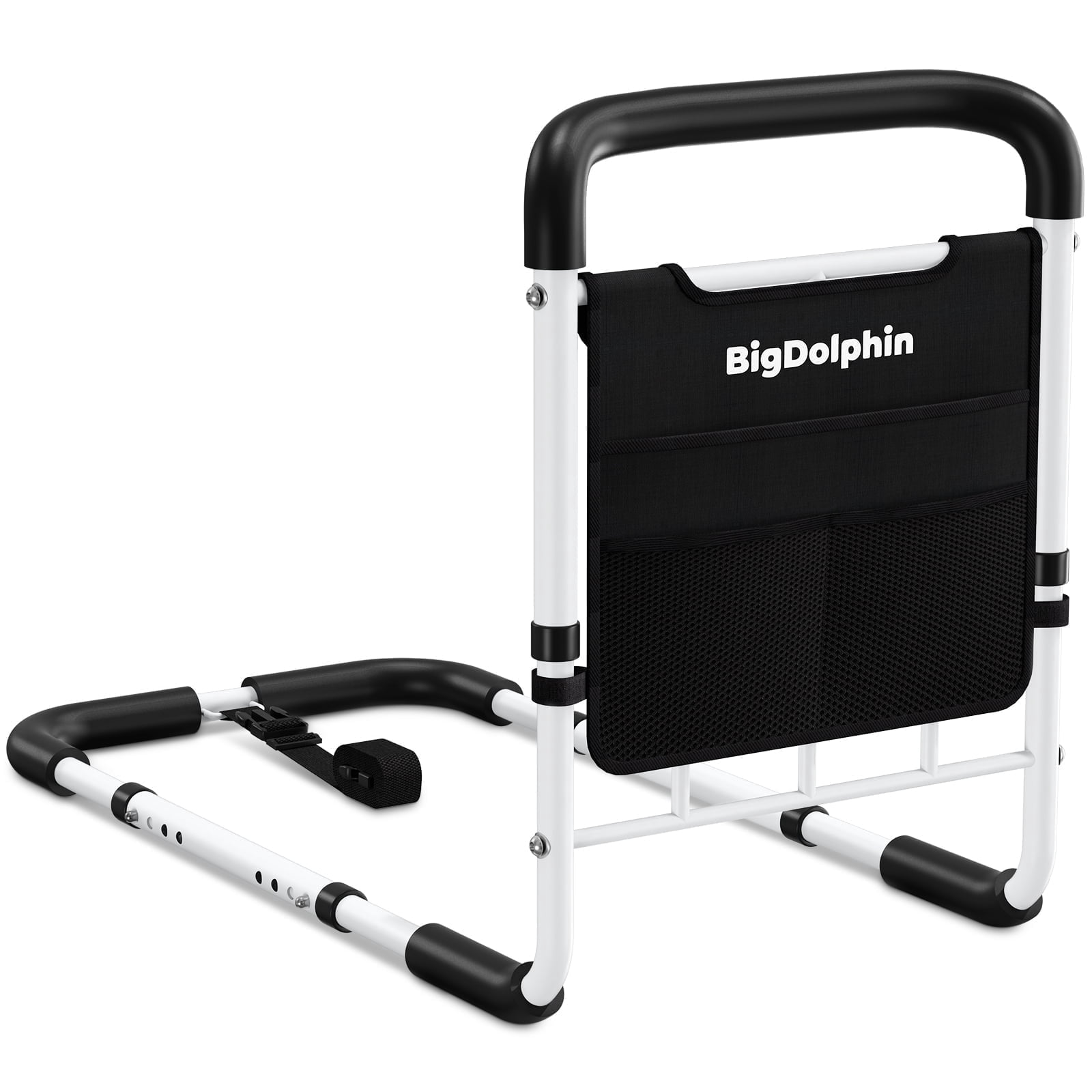 Back Support Rail BigDolphin Bed Rails for Seniors, Adjustable Bed Cane Supports 400 lbs ...