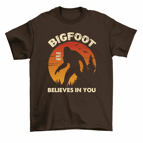 BigFoot Believes In You Sasquatch T-Shirt Men Women