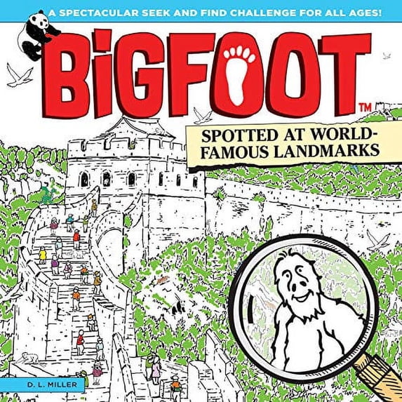 Pre-Owned Bigfoot Spotted at World-Famous Landmarks: A Spectacular Seek and Find Challenge for All Ages! (Hardcover) 1641240024 9781641240024