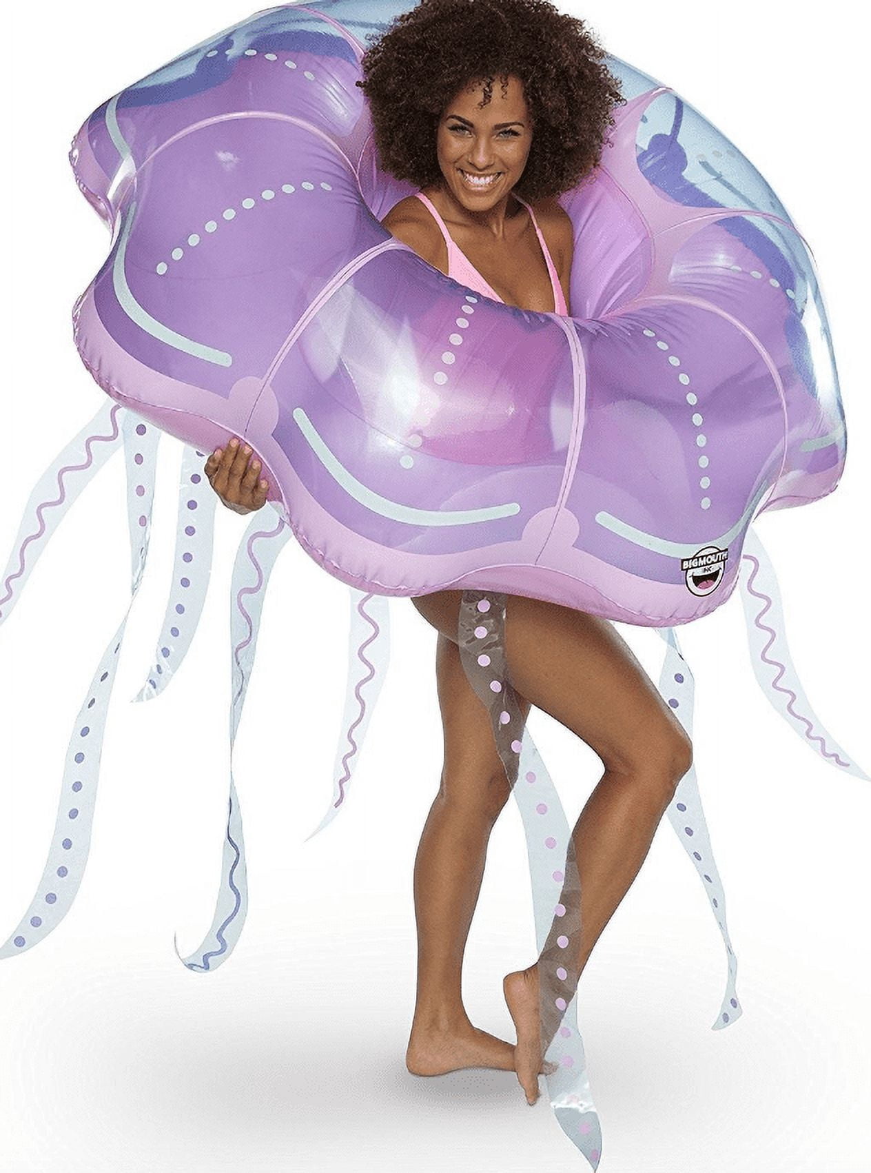 Jellyfish Pool Inflatable BIGMOUTH INC. Vinyl Inflatable Giant XL Jellyfish Pool Float, Patch Kit ...