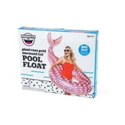 BigMouth Inc Inflatable Vinyl Mermaid Tail Pool Float, Rose Gold