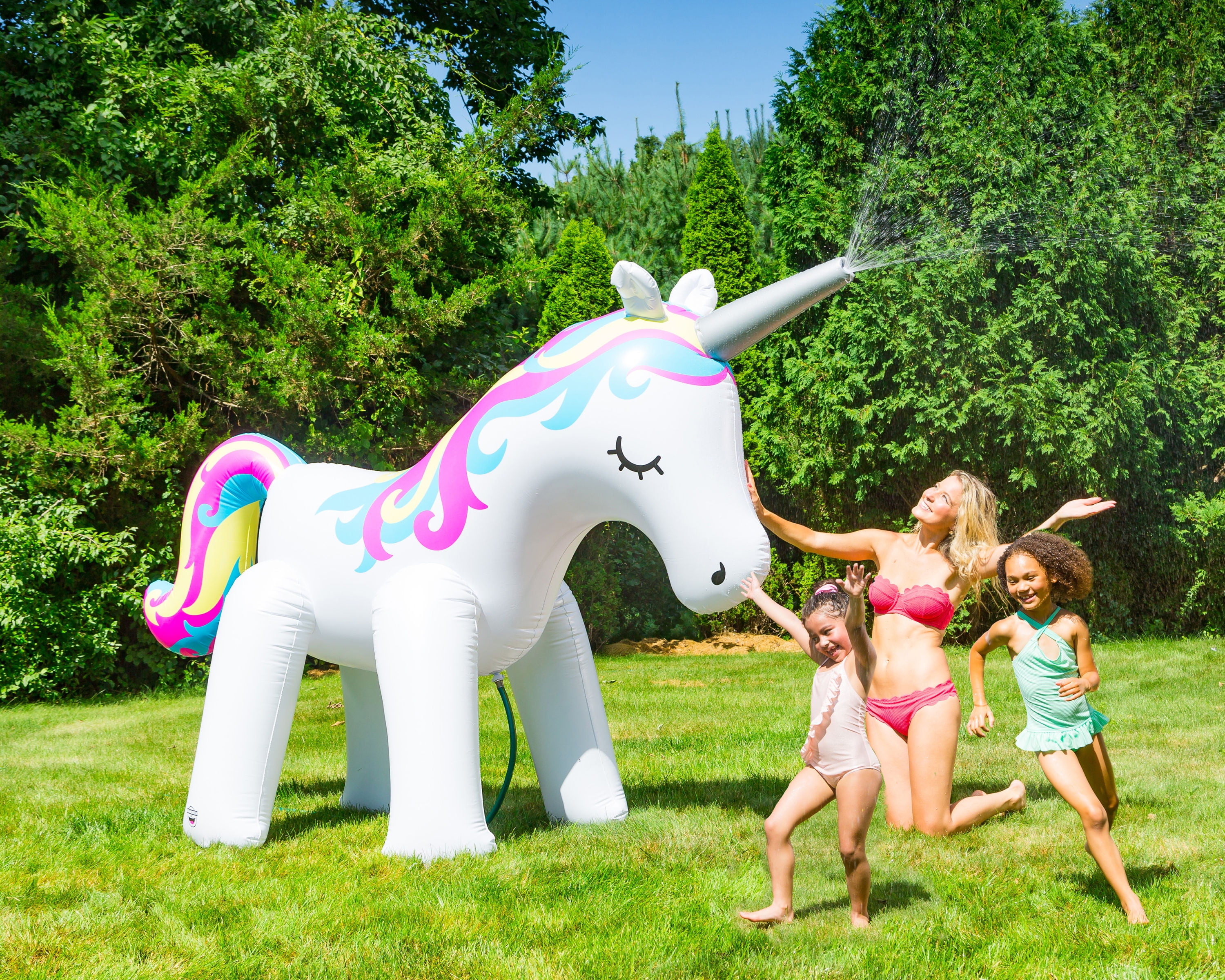 BigMouth Inc. Magical Unicorn Yard Sprinkler Huge 6 Foot
