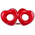 thumbnail image 1 of BigMouth Inc. Pool Floats Funny Inflatable Vinyl Summer Pool Or Beach Toys – Two Hearts, 1 of 5