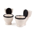 thumbnail image 1 of BigMouth Inc. Toilet Shots, Set of 2, Ceramic Shot Glass, Hold 2oz Each, Funny Novelty Toilet Gift, 1 of 2