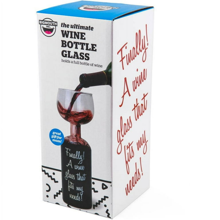 Ultimate Wine Bottle Glass Holds a Whole Bottle Drink 750ml - Big
