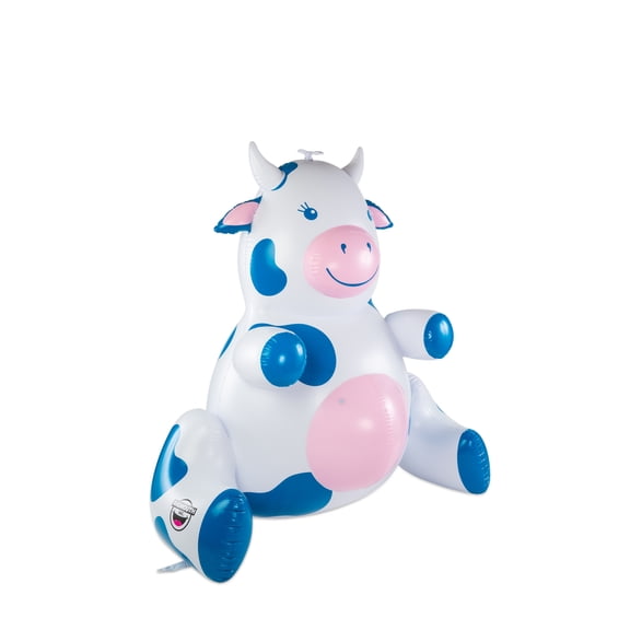 BigMouth Giant Sitting Cow Lawn Sprinkler with 360-Degree Spray
