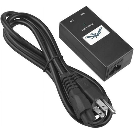 BigNewPowered Replacement Charger 48V 0.5A Wall Plug POE Ethernet Injector Adapter Compatible with IP Phone/Camera Power Supply