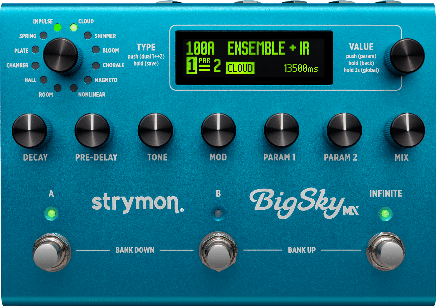 BigSky MX Reverb Pedal