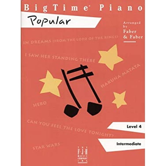 Pre-Owned BigTime Piano Popular, Level 4: Intermediate (Paperback) 0929666100