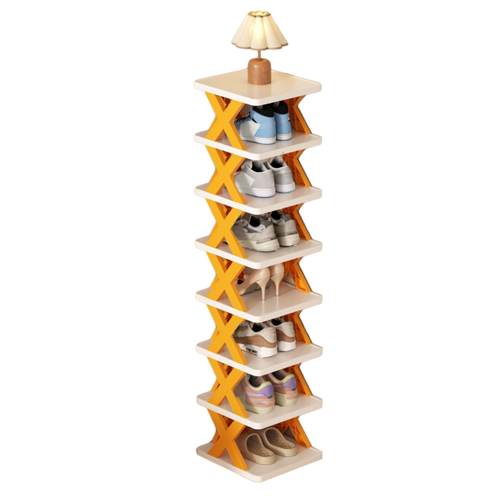 BigTiny Folding Shoe Rack Storage Organizer Strong Load-bearing Simple ...