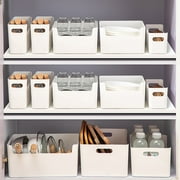 BigTiny Storage Box Versatile Kitchen Organizer Box Space-Saving Cosmetic Stationery Sundry Storage Container for Home