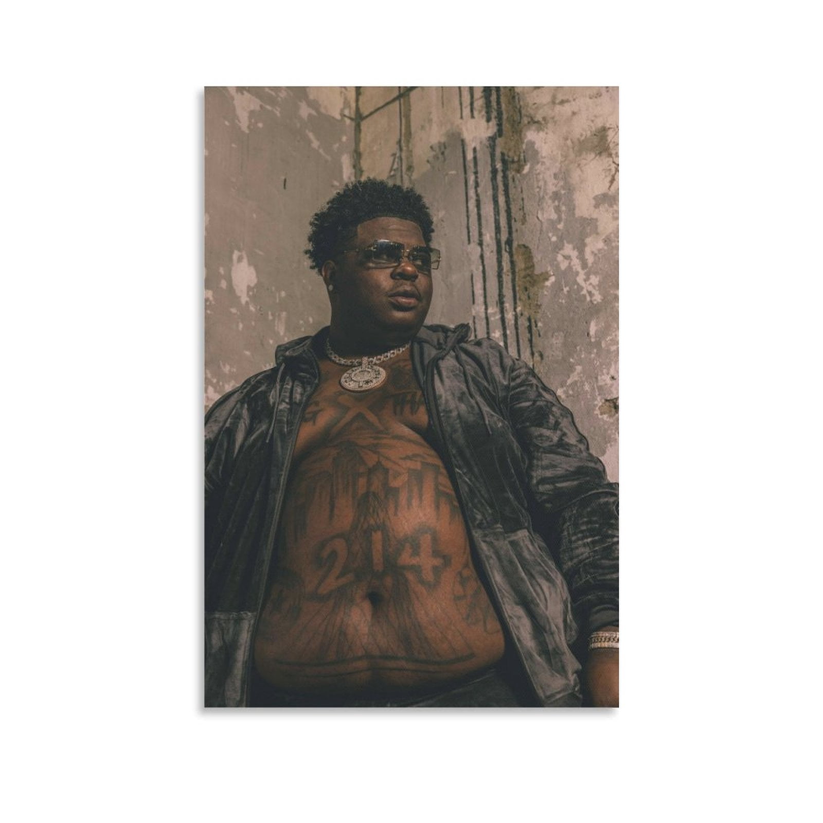 Feng Poster Rapper BigXthaPlug Art RAPPER Cool Poster Picture Print Wall Art Poster ...