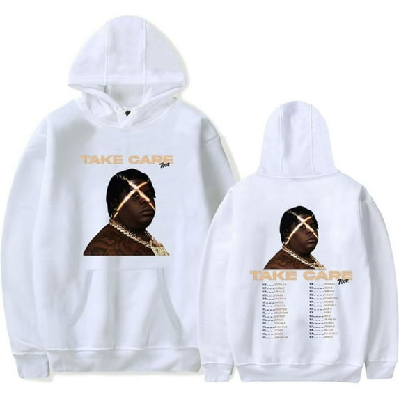 BigXthaPlug Take Care Tour 2024 Merch Hoodie Pockets Drawstring Unisex Hooded Sweatshirt Fashion Clothing