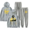 thumbnail image 1 of BigXthaPlug Take Care Tour 2024 Merch Hoodie and SWEATPANTS set pop print Unisex Casual Street Clothing, 1 of 4