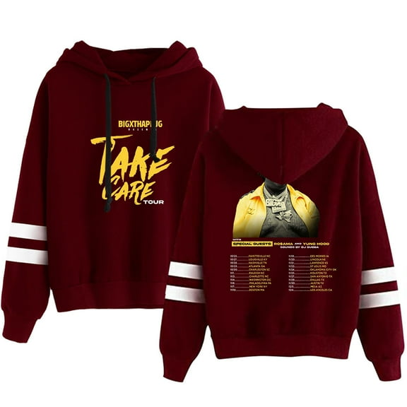 BigXthaPlug Take Care Tour 2024 Merch Men/Women Hooded Sweet Streetwear Hooded Long Sleeve
