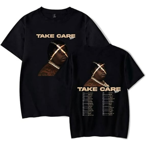 BigXthaPlug Take Care Tour Unisex Crewneck Casual Short Sleeve Fashion Tee